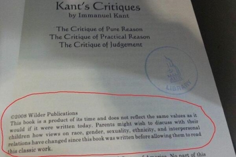 Kant políticamente incorrecto